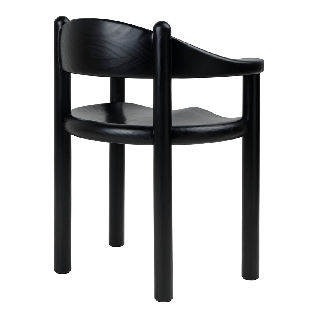 Daumiller Dining Armchair - Modern Wooden Dining Chair for Kitchen, Restaurant & Home Decor | Comfortable Seating for Dining Room & Office