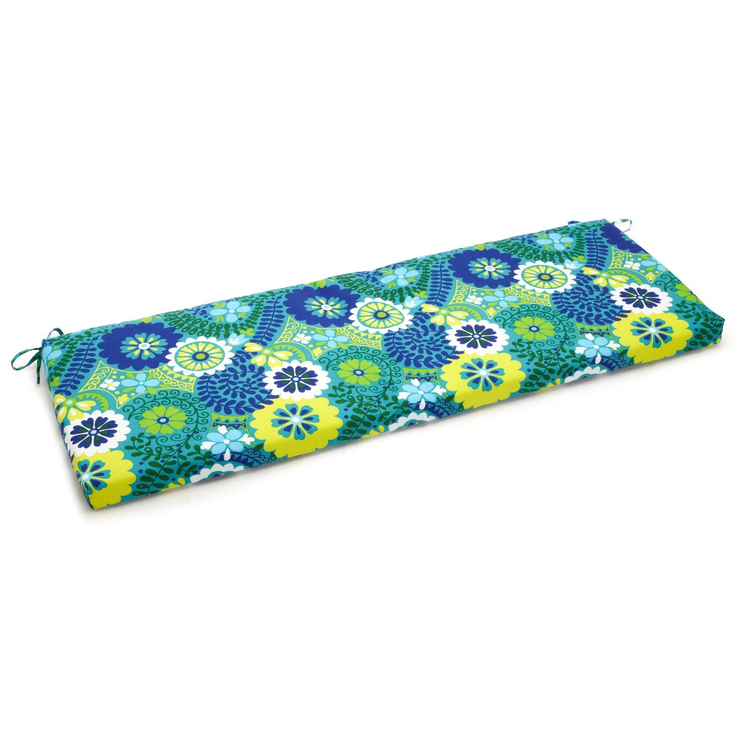 Premium Outdoor Bench Cushion - Waterproof & UV Resistant - Luxury Azure Blue - 1 Pack - Perfect for Patio, Garden, Deck & Poolside Furniture