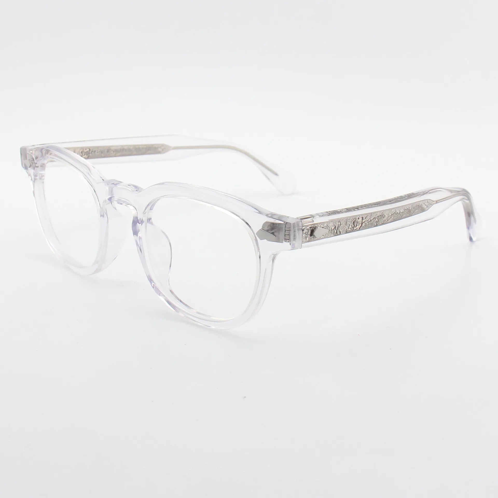 Stylish Unisex Black Acetate Square Full Rim Eyeglasses Frame 195504 - Perfect for Work, Reading & Fashion Accessories