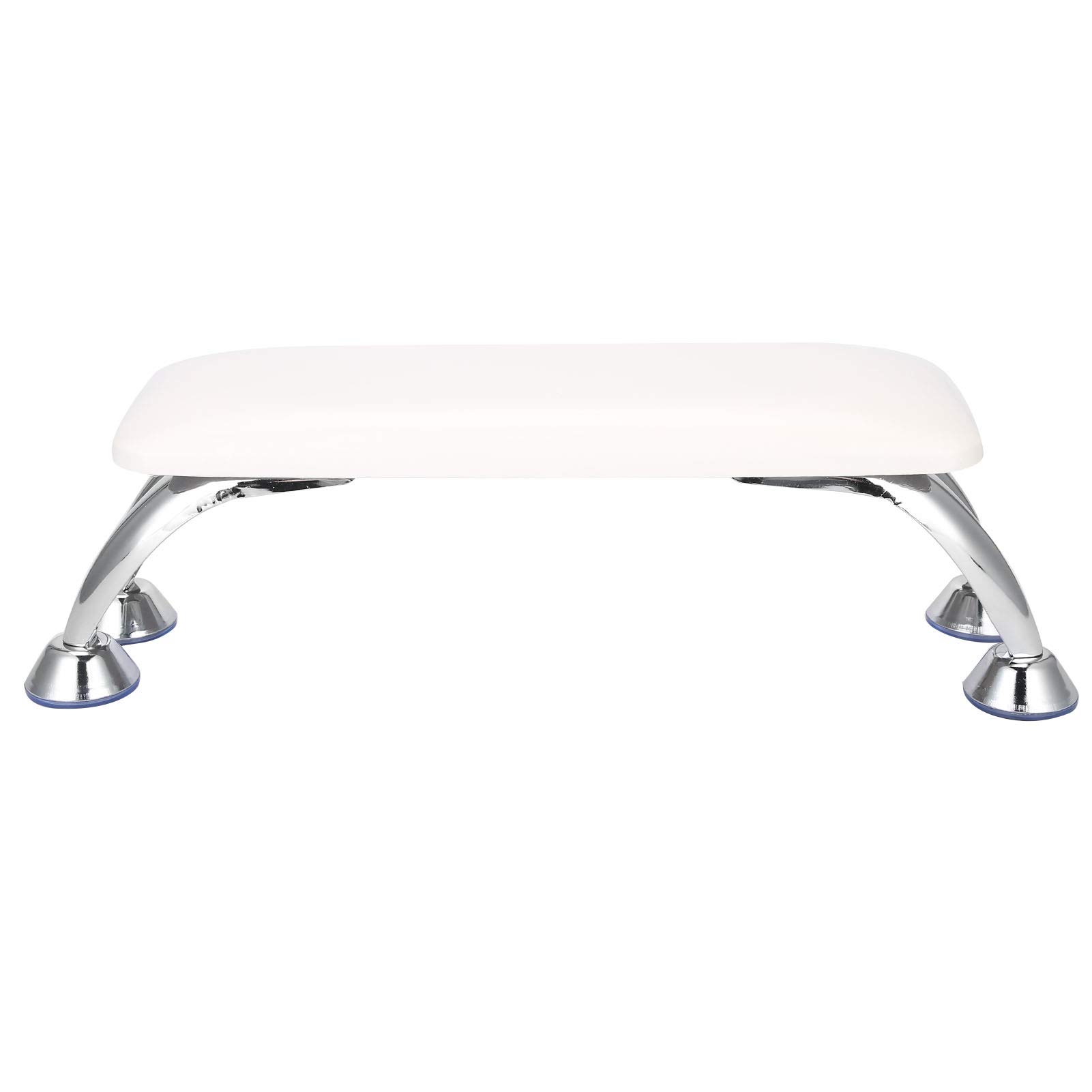 White Detachable Nail Hand Rest Pillow with Stainless Steel Support - Professional Nail Art Accessories for Salon & Home Manicure - Perfect for Gel Polish, Acrylic Nails & Nail Extension Services