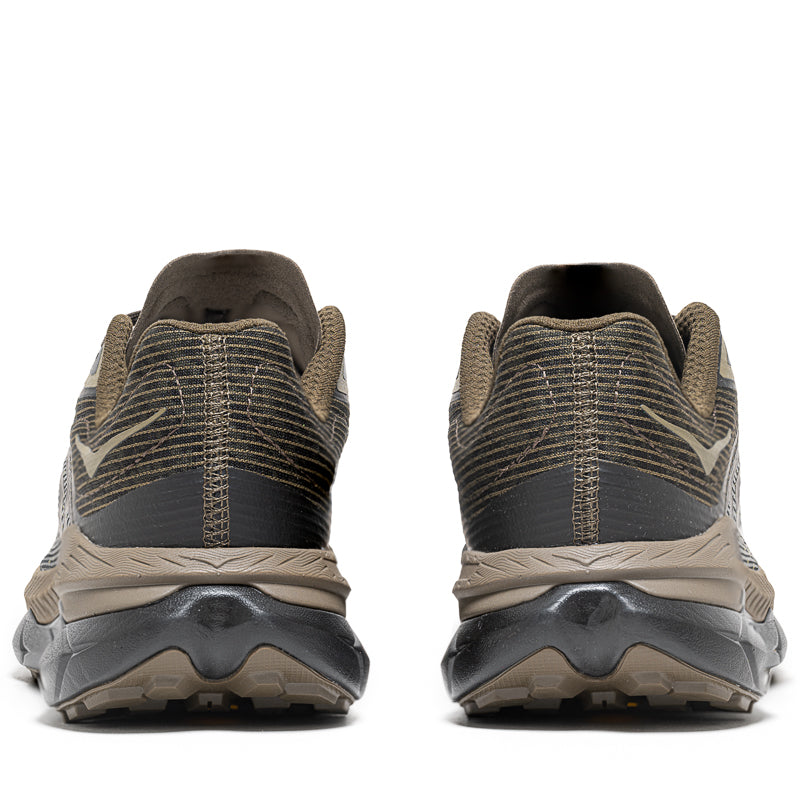 Hoka Tecton X 2 Trail Running Shoes for Men & Women - Deep Umber/Black - Lightweight Cushioned Trail Runners for Hiking, Jogging & Outdoor Adventures