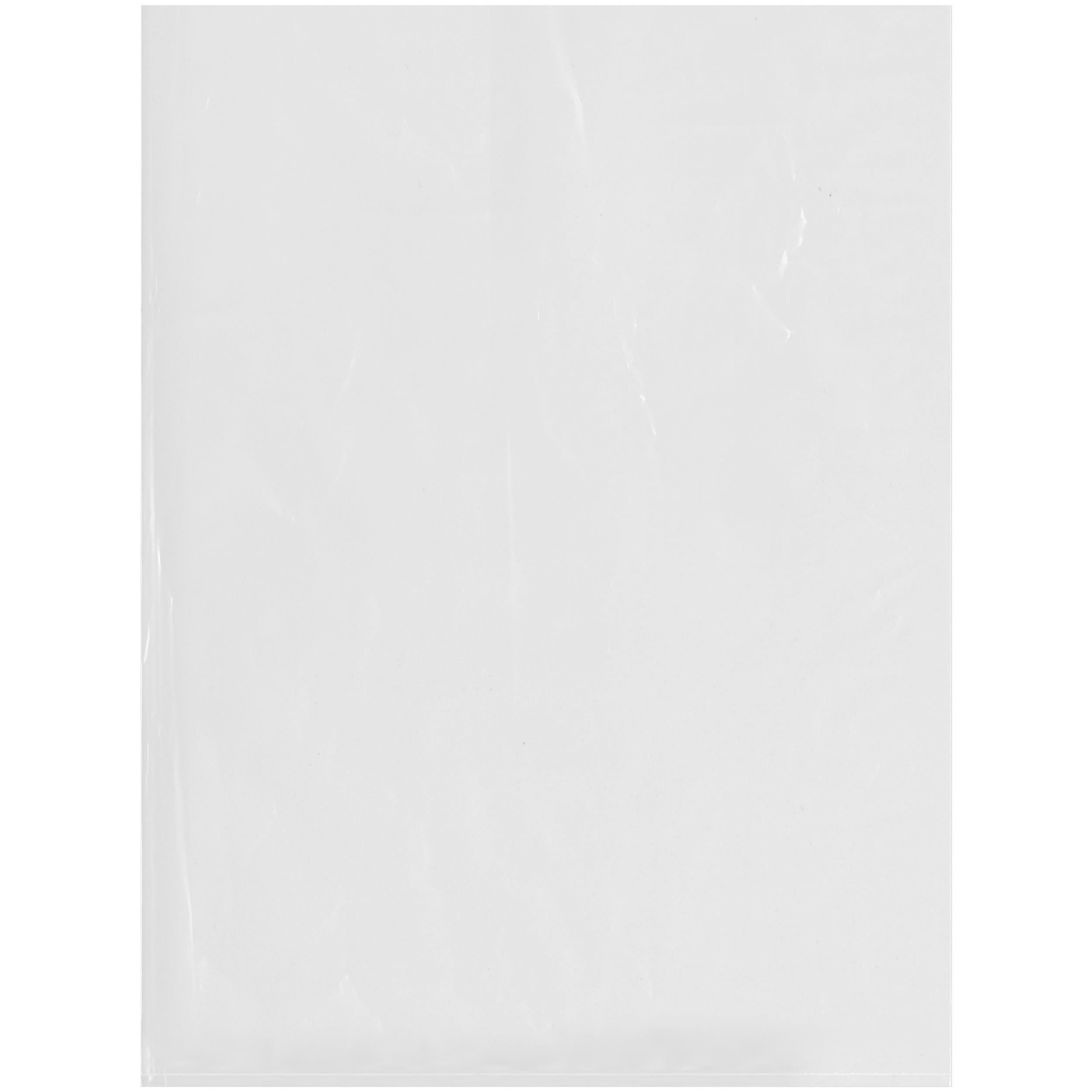 Plymor 15x20 Inches Clear Plastic Poly Bags - 1.25 Mil Thickness, Pack of 1000 Flat Open Bags for Packaging, Storage & Shipping | Ideal for Retail, Crafts, Food Storage & Organizing