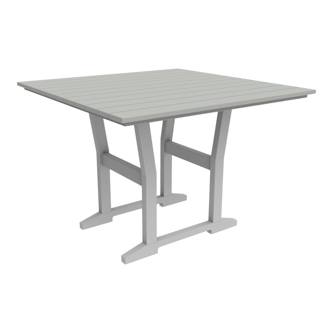 Coastline Cafe Square Dining Table - 36 Inch Modern Kitchen Table for Small Spaces, Breakfast Nook, or Outdoor Patio - Perfect for Apartments, Condos, and Bistro Settings