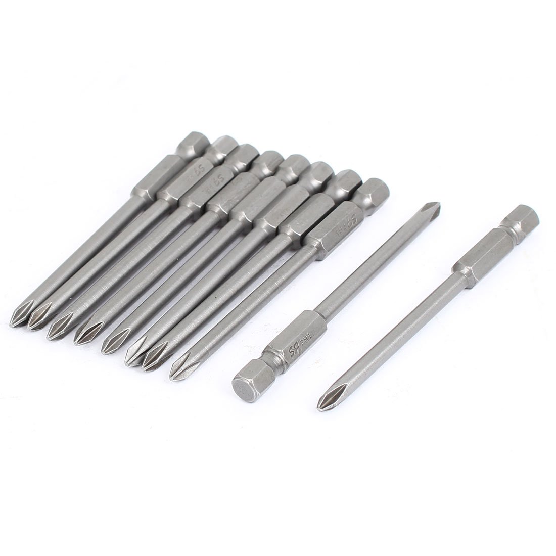 uxcell 75mm Long PH1 Magnetic 4.0mm Phillips Head Screwdriver Bits 10pcs - Premium Magnetic Screwdriver Bits for DIY, Furniture Assembly, Electronics Repair & Home Improvement Projects