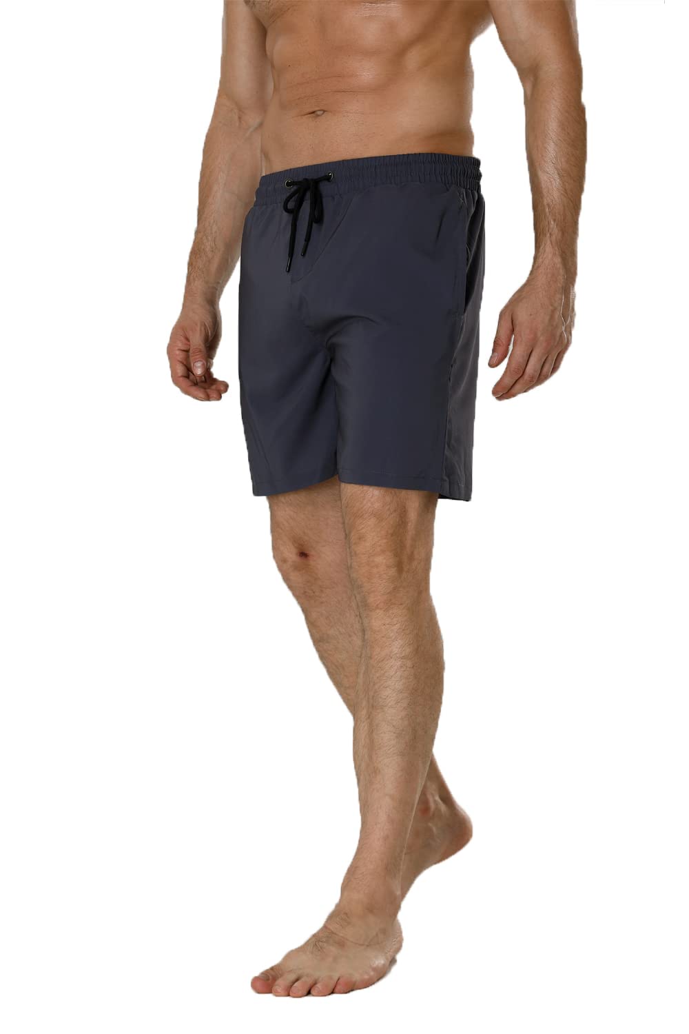 **GINGTTO Men's Quick-Dry Swim Trunks with Mesh Lining - Comfortable Beach Shorts for Swimming, Surfing & Summer Vacation**    *(Use for: Beach Outings, Pool Parties, Water Sports, Travel & Casual Wear)*