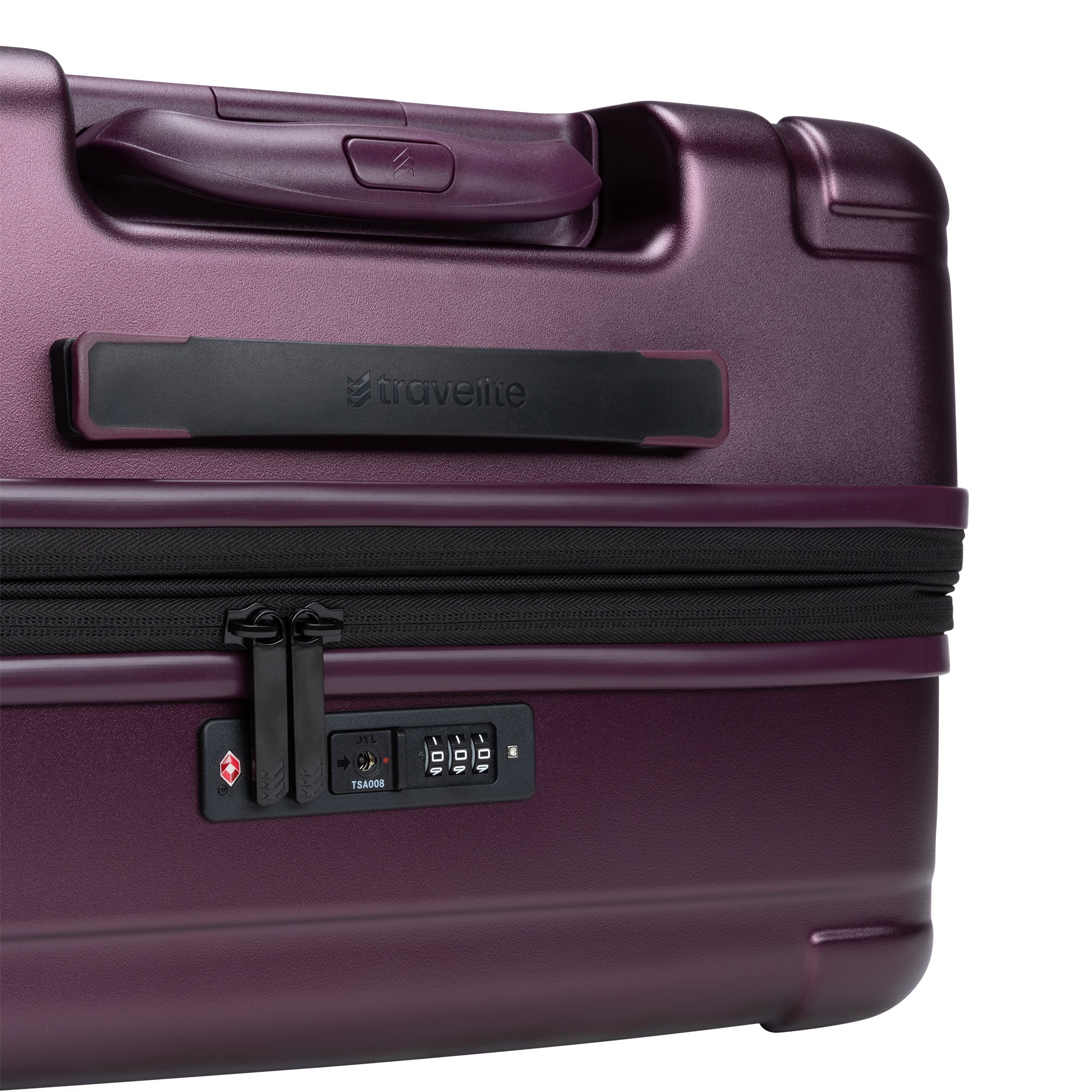 Travelite Expandable Polycarbonate Spinner Luggage - Large Lightweight Suitcase for Business Travel & Vacation | Durable & Stylish Carry-On