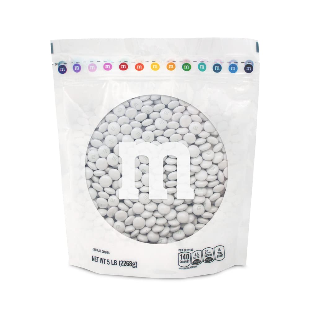 M&M’S Milk Chocolate Candy Bulk - 5 lbs Bag for Candy Buffets, Weddings, Birthdays, Graduations & Party Favors | Easter, Holiday & Celebration Treats | Perfect for Dessert Tables, Gift Baskets & Office Snacks