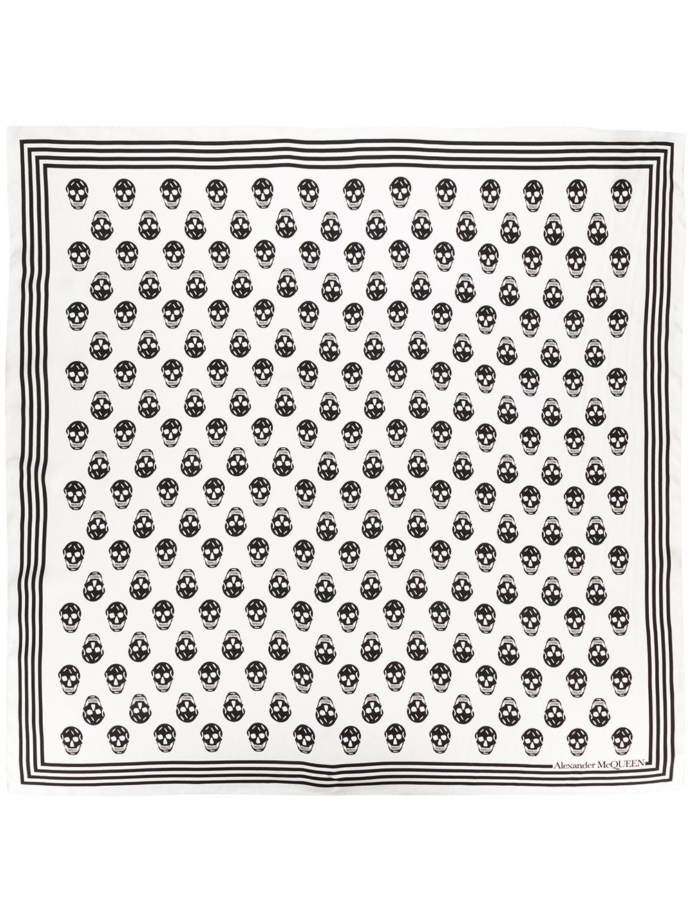 Alexander McQueen White Scarves - Luxury Fashion Accessories for Women, Perfect for Gifts, Parties & Everyday Elegance
