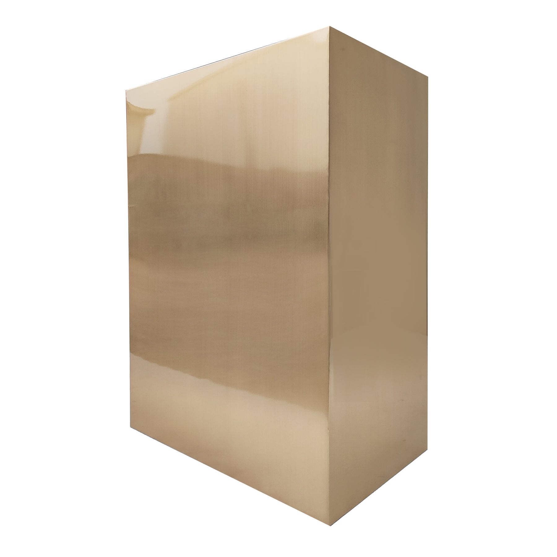 Custom Brushed Brass Modern Kitchen Range Hood H5 for CK - Stylish Ventilation for Contemporary Kitchens