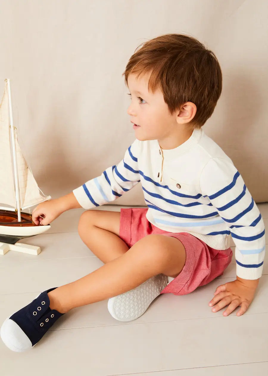 The Lyall Stripe Shirt for Toddler Boys - Cute & Comfortable Cotton Button-Up Top for Casual Wear & Family Photos