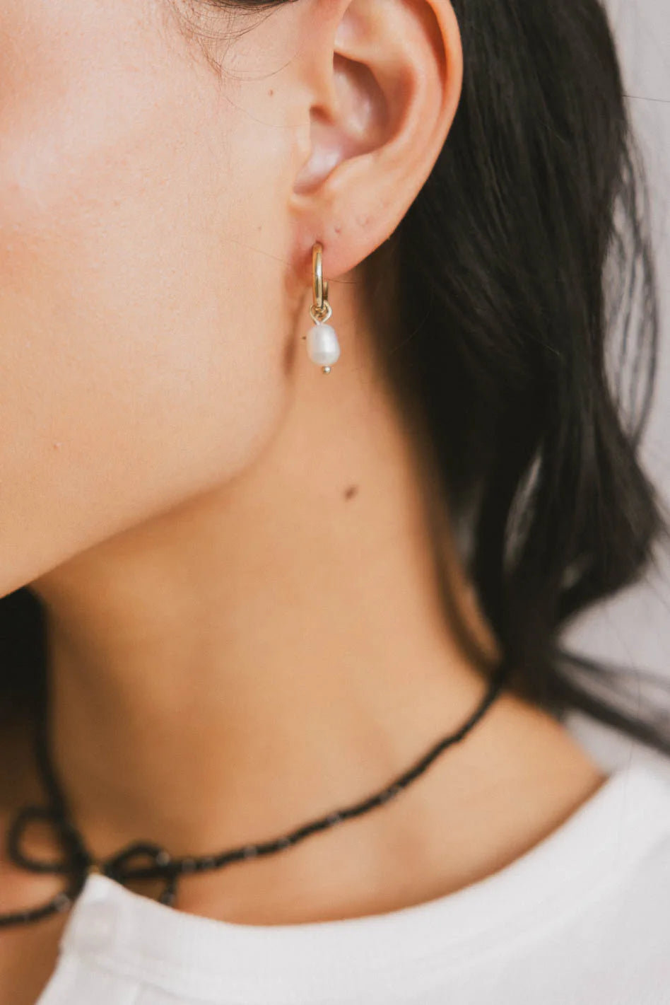 Masey Hoop Earrings for Women - 14K Gold Plated Stainless Steel Circle Earrings - Hypoallergenic & Tarnish Resistant - Perfect for Everyday Wear, Parties & Gifts