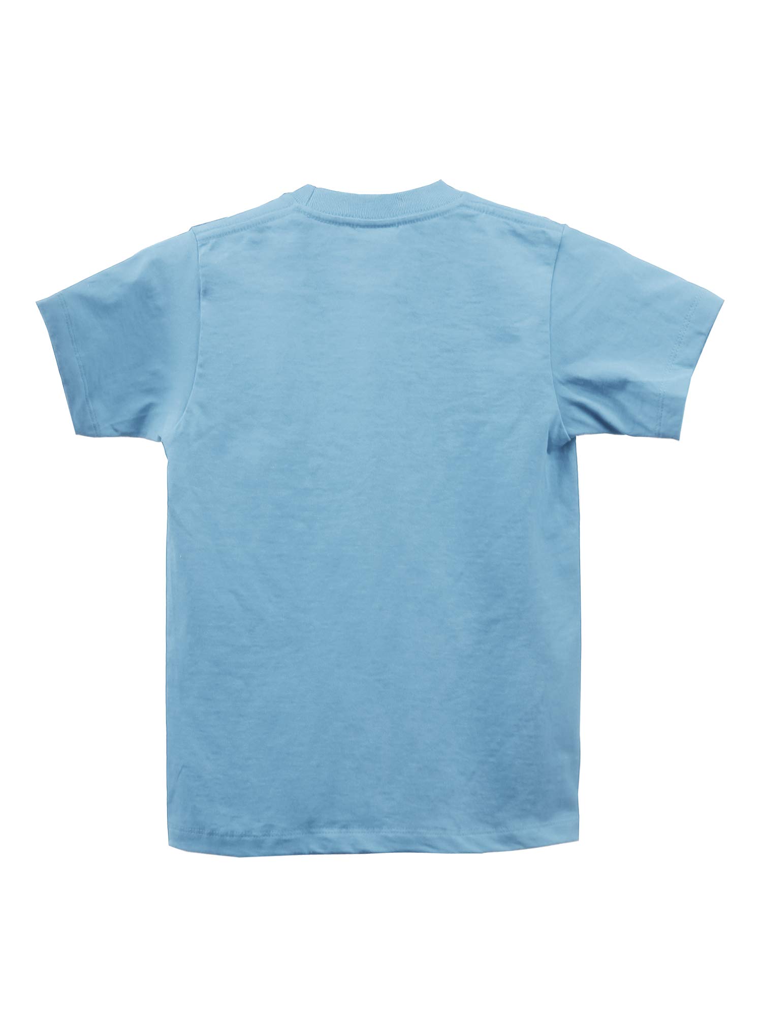 A2Y Kids Heavy Cotton Crew Neck T-Shirts - Soft & Durable Short Sleeve Tees for Boys & Girls - Perfect for School, Play & Everyday Wear