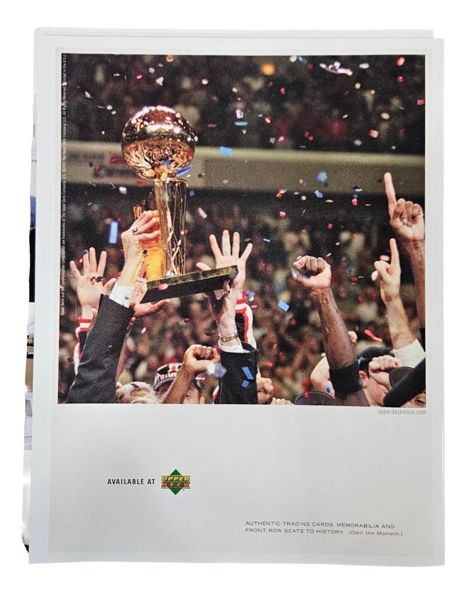 Chicago Bulls 2002-03 Bullpen Magazine Edition 1 - NBA Collectible Memorabilia for Fans & Sports Enthusiasts - Perfect for Display, Gifts, and Basketball Collections