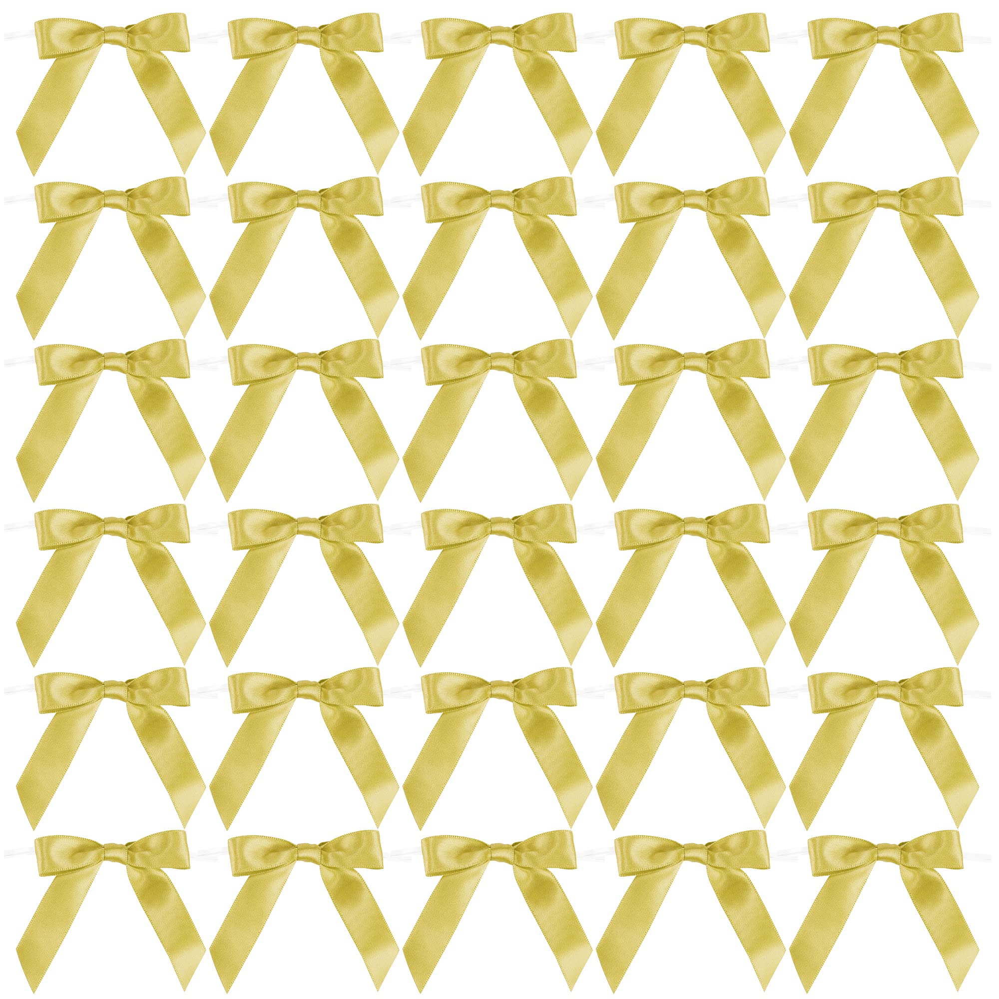 Small Gold Bows 2.5