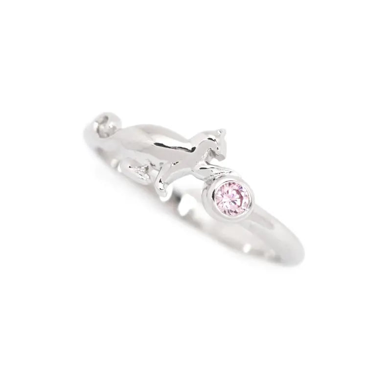 Feline Friend Ring - Elegant Cat Lover Jewelry for Women - Perfect Gift for Cat Owners & Pet Lovers - Wear Daily or for Special Occasions