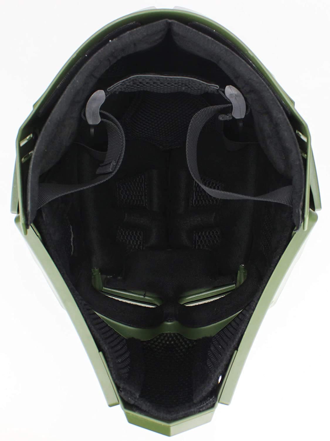 Tactical Full Face Protective Mask with Goggles - Airsoft Helmet for Paintball, Motorcycle Riding, Cosplay & Role Playing - Perfect for Outdoor Sports, Military Simulation & Movie Props