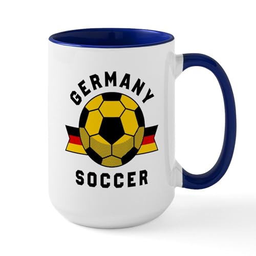 White/Navy Inside - Germany Soccer Mugs