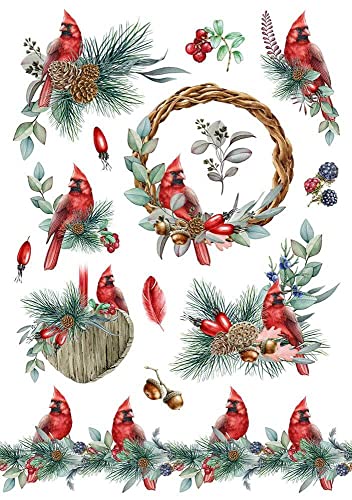 Red Cardinal - 2 Sheets