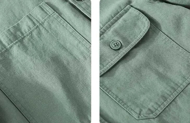 Premium Men's Short Sleeve Summer Shirt - Breathable Cotton Casual T-Shirt for Outdoor Activities, Travel & Daily Wear