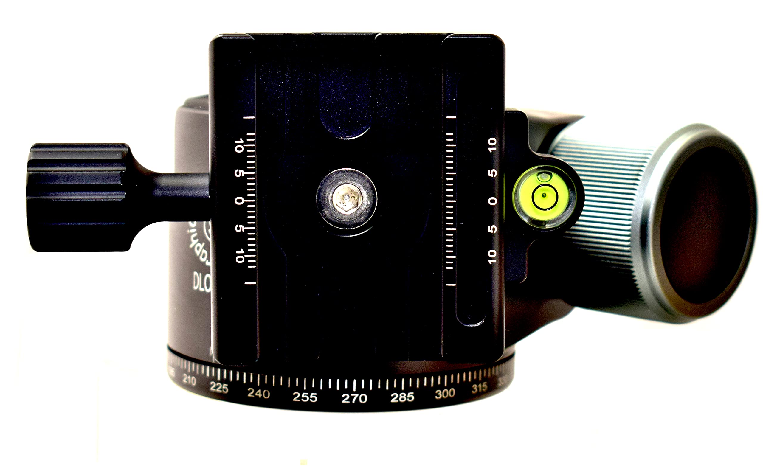 Desmond DLOW-55M 55mm Low Profile Ball Head with Dual Clamp - Compatible with Manfrotto RC2 & Arca/RRS Quick Release Plates - Perfect for DSLR Cameras, Video Tripods & Panoramic Photography