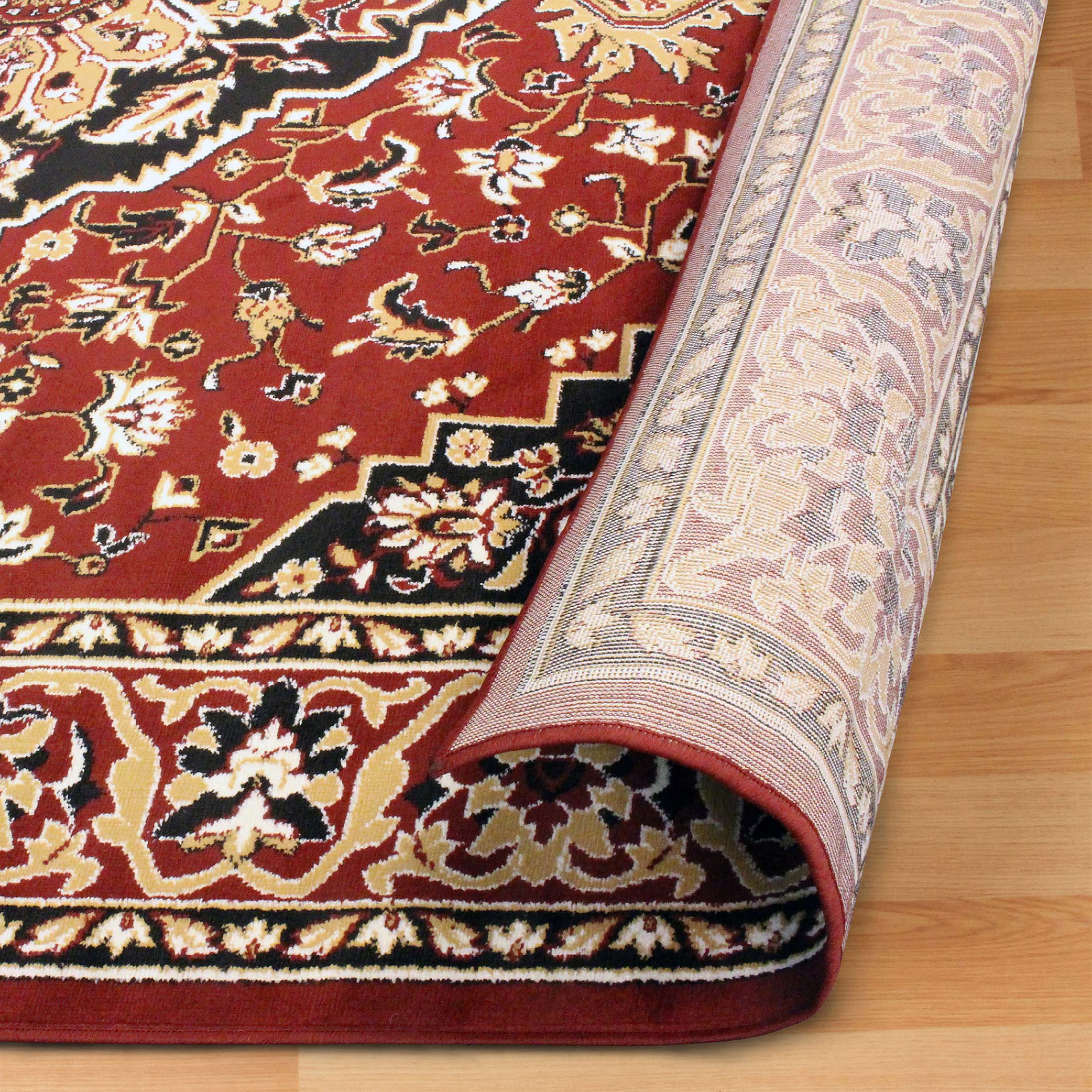Glendale Traditional Floral Medallion Indoor Area Rug - Non-Slip Living Room Carpet, Bedroom Runner, Hallway Decor | Soft & Durable Home Floor Mat for Cozy Interior Design