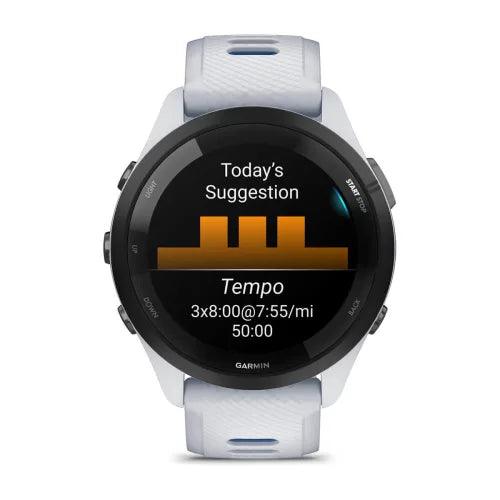 Garmin Forerunner 265 GPS Smartwatch - 46mm Running Watch with Advanced Training Metrics & Music Storage - Perfect for Marathon Training & Outdoor Fitness Tracking