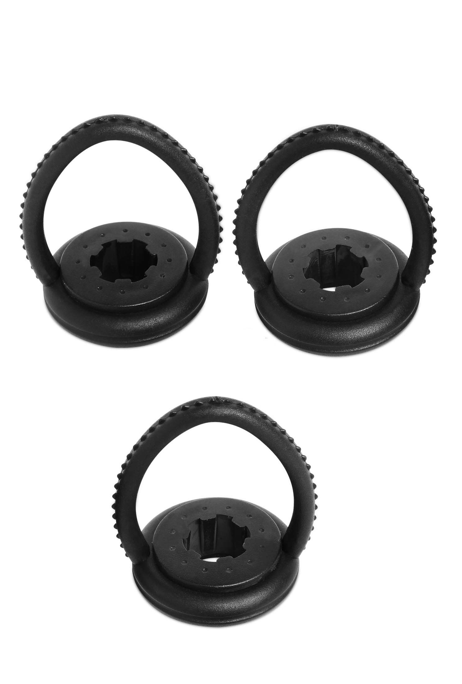 Premium Black Billiard Pool Cue Hanger Holder - 3 Pack | Wall-Mounted Cue Stick Organizer for Game Rooms, Bars & Man Caves