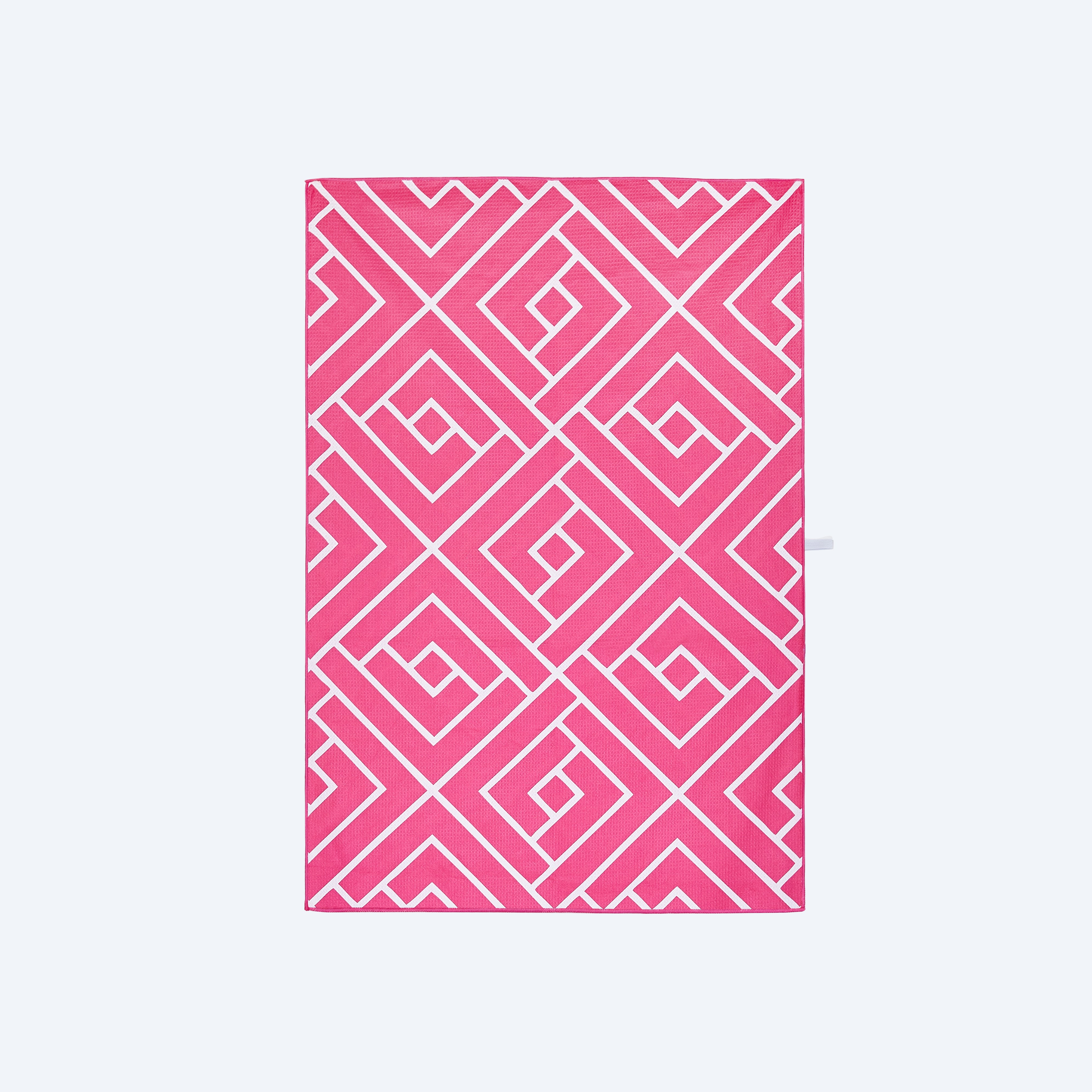 Premium Dark Pink Mini Multi-Purpose Towel - Soft, Absorbent & Quick-Drying for Travel, Gym, Camping & Everyday Use