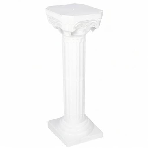 Yardwe Tall Roman Greek Column Plant Stand - Durable Plastic Flower Pot Holder, Wedding Table Decor, Home & Garden Statue for Indoor/Outdoor Decor | Perfect for Living Room, Patio, and Event Centerpieces