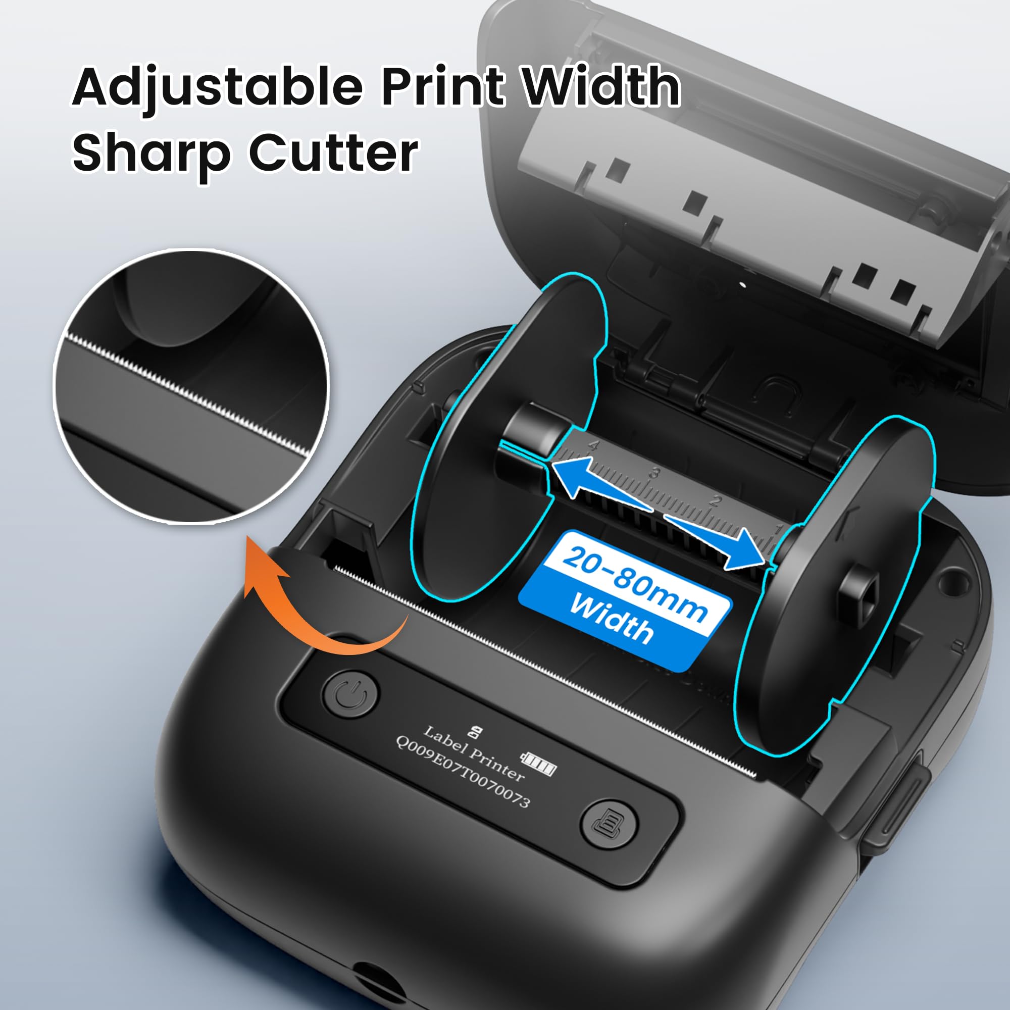 **Upgraded M220 Thermal Label Maker for Small Business & Home Use – Prints 0.78-3.14 Inch Stickers | Compatible with Phones & PC | Includes 40x30mm Labels | Perfect for Shipping, Organizing & Inventory**