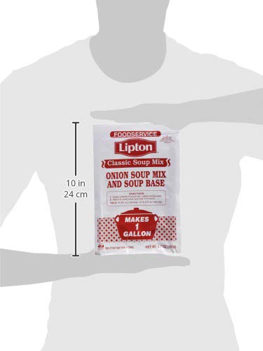 Lipton Onion Soup Mix 5.7 oz (Pack of 12) - 0g Trans Fat, Gluten Free, All Natural Seasoning for Soups, Dips & Recipes - Perfect for Cooking, Baking & Party Appetizers