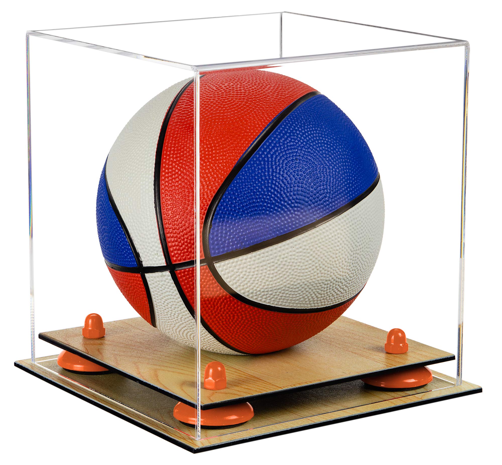 Acrylic Mini Basketball Display Case - Perfect for Collectibles & Miniature Sports Memorabilia - Ideal for Home, Office, or Gift Display