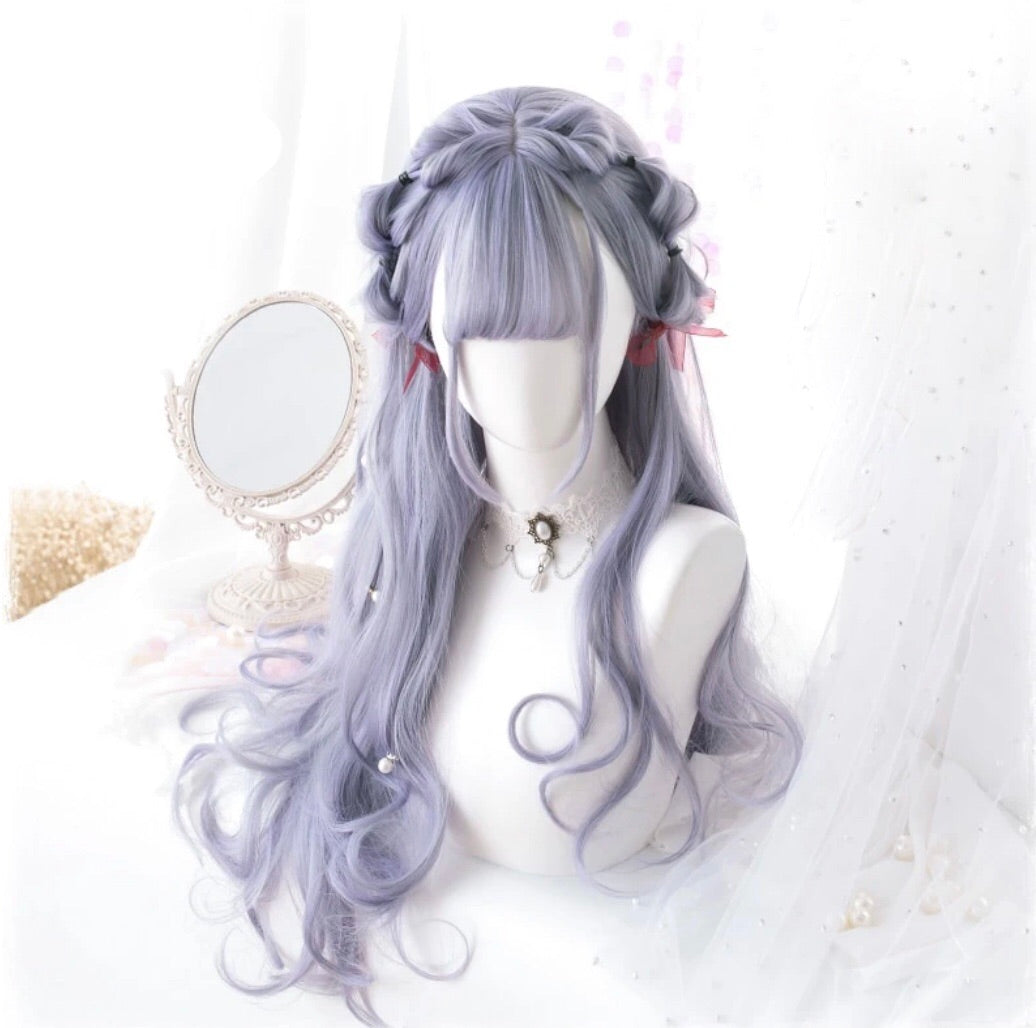 Luscious Lavender Elvish Wig - Fantasy Cosplay Costume Hair for Lord of The Rings, Renaissance Fairs & Theatrical Performances