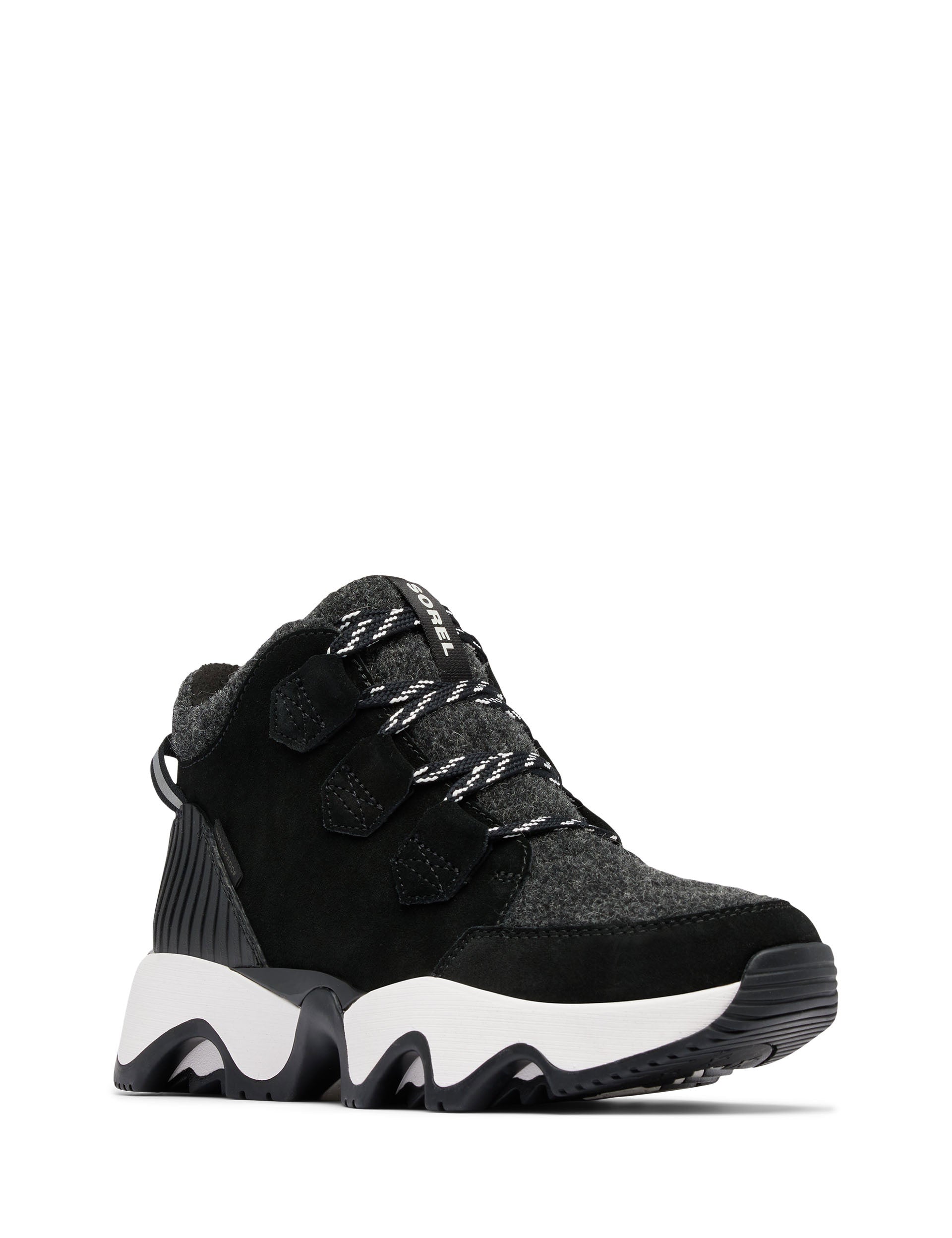 Kinetic Impact Caribou Plus Waterproof Sneaker Boots for Men & Women - Black/Sea Salt - Hiking, Outdoor Adventures & Winter Wear