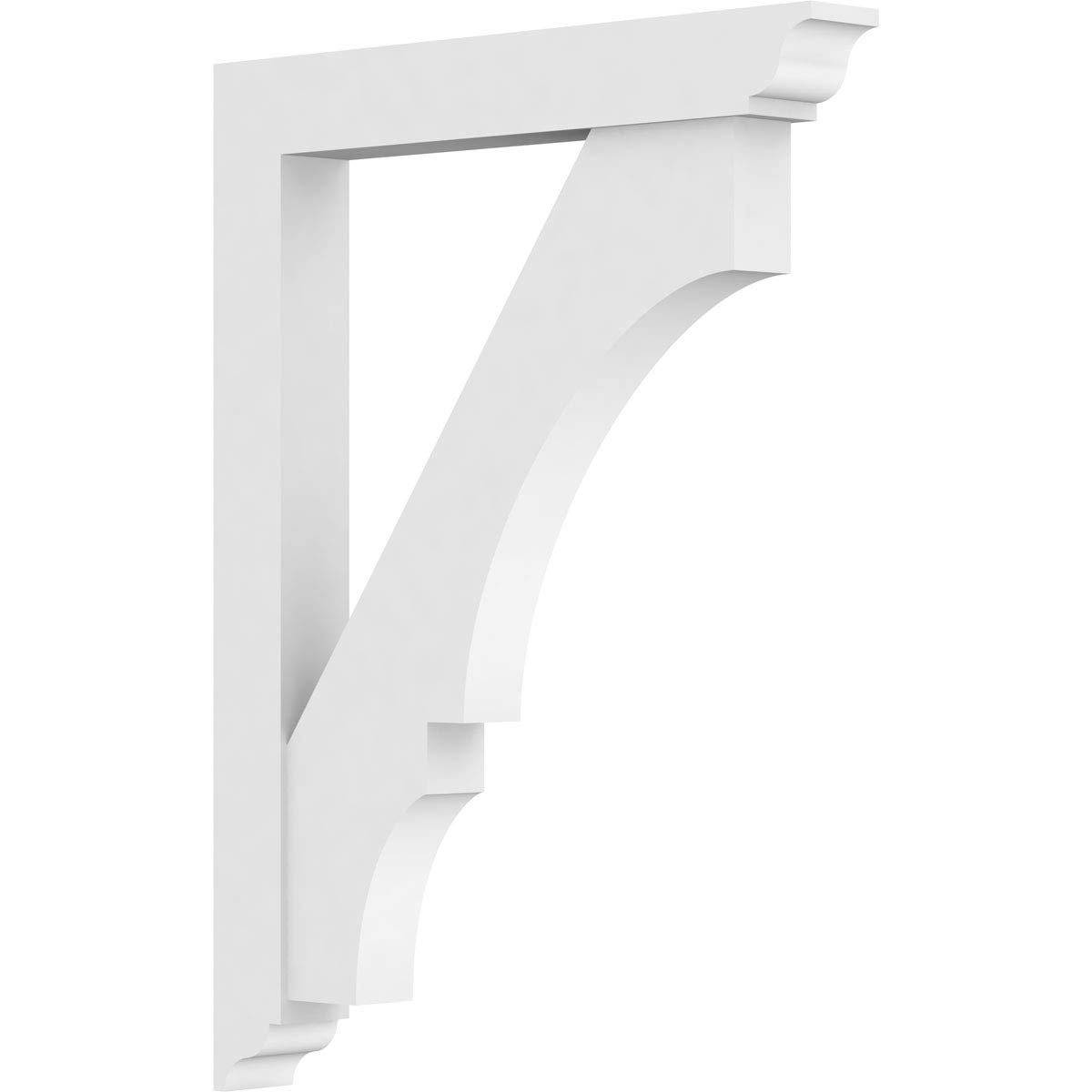 Ekena Millwork BKTP03X24X32BOA01 Standard Balboa PVC Brackets - 3