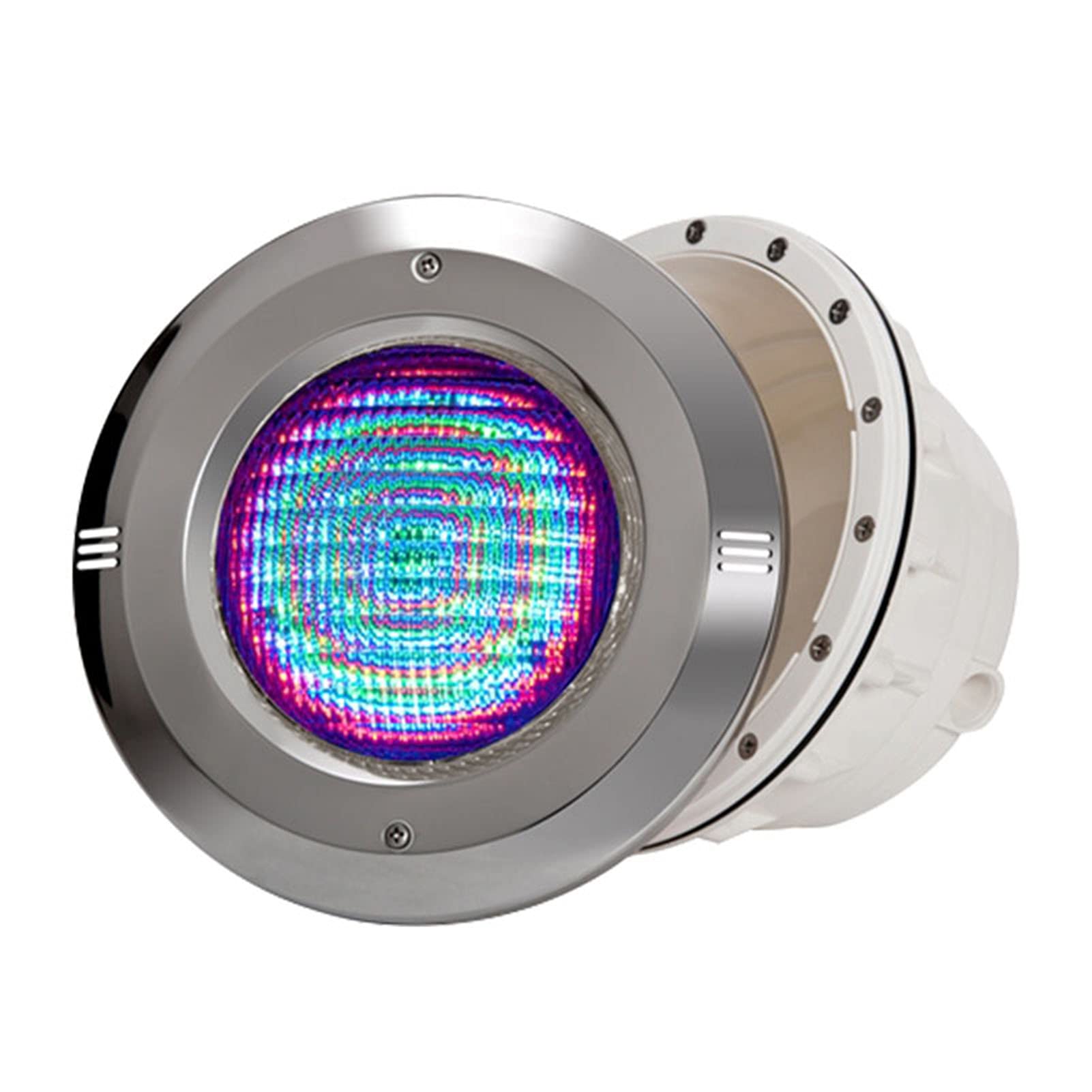 Par56 LED Pool Light Kit - IP68 Waterproof Stainless Steel Housing for Liner & Concrete Swimming Pools - RGB Color Changing with Remote Control - 24W Energy Efficient - Perfect for Backyard, Inground & Above Ground Pool Lighting