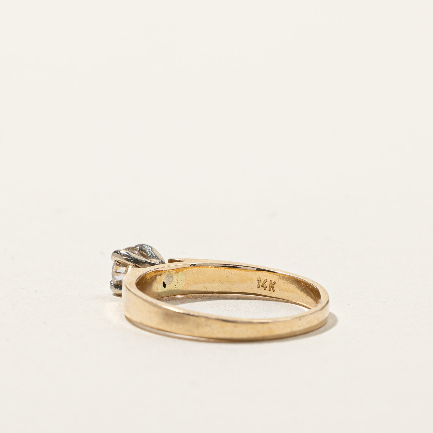 0.25ct Solitaire Diamond Engagement Ring - Size 5.25 - Durable 14K White Gold Wedding Band - Perfect for Proposals, Anniversaries & Special Occasions