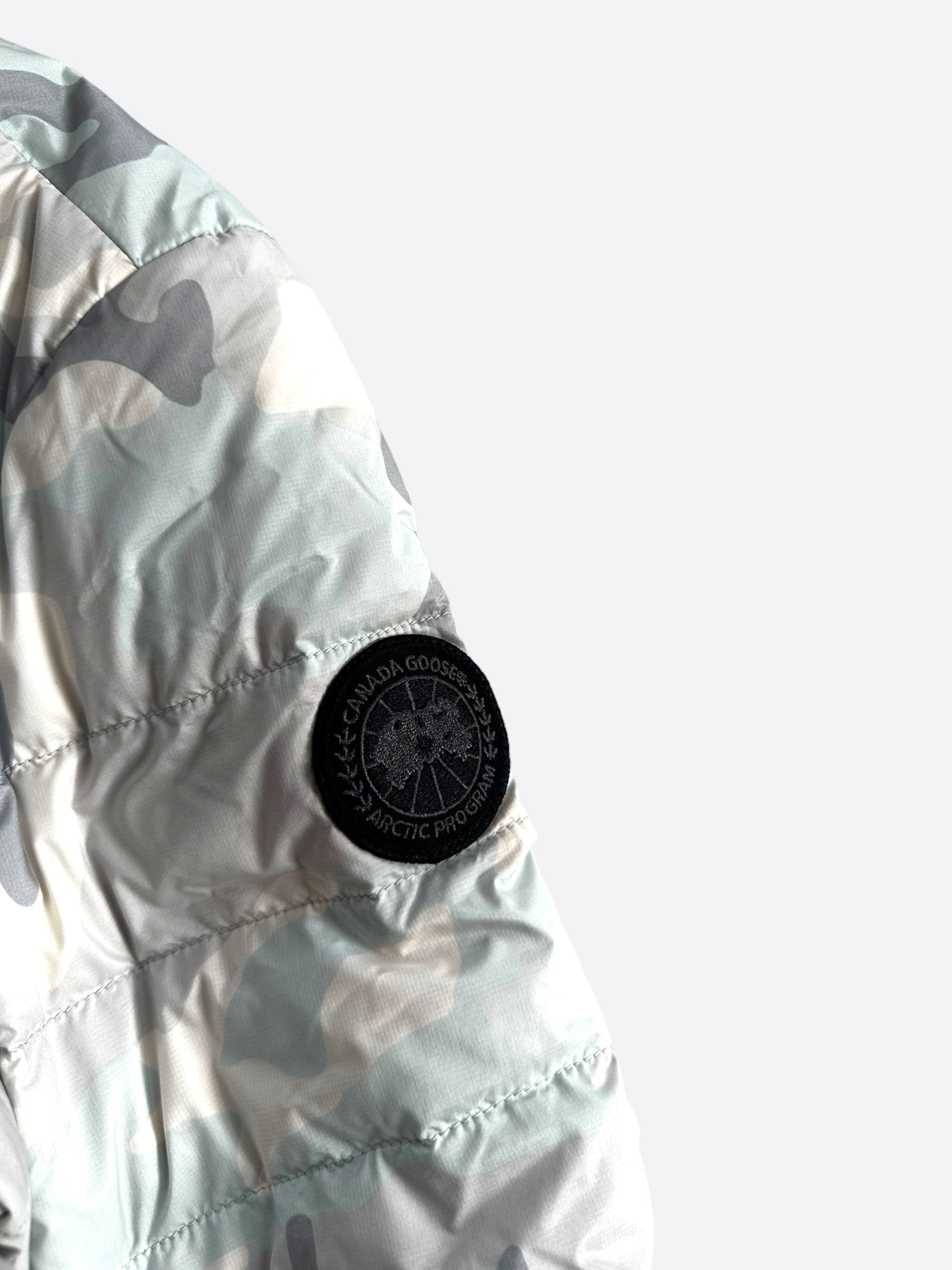 Canada Goose Sydney Black Label Men's Ice Camouflage Parka - Winter Waterproof Down Jacket for Extreme Cold Weather | Outdoor Activities & Urban Style