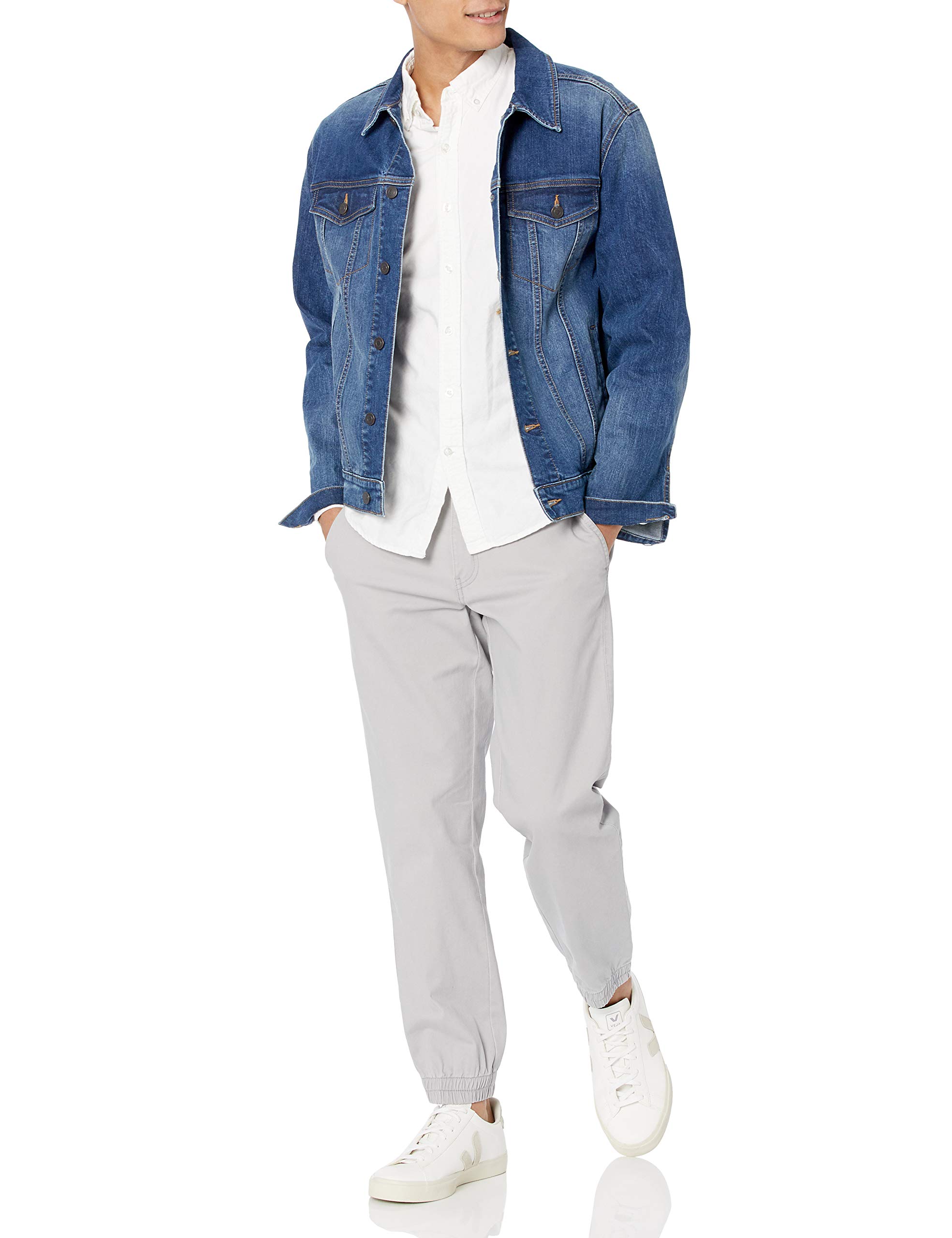 Amazon Essentials Men's Slim-Fit Cotton Joggers - Comfortable & Stylish Casual Pants for Lounge, Workout, and Everyday Wear
