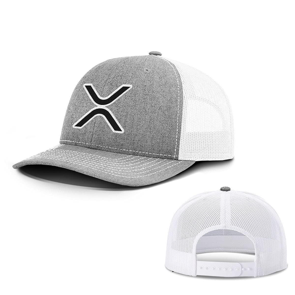 XRP Logo Mesh Baseball Cap for Men - Breathable Adjustable Snapback Hat with Mesh Back - Perfect for Casual Wear, Sports & Outdoor Activities