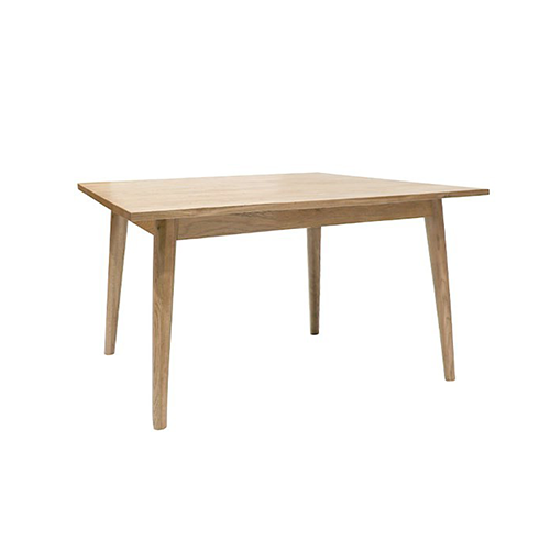 Vicchy Solid Oak Dining Table 150cm - Rustic Farmhouse Style for Kitchen, Dining Room & Small Spaces
