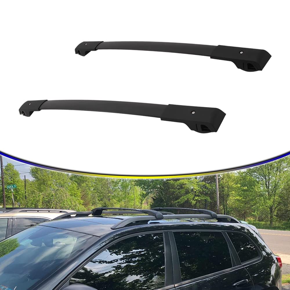 Adjustable Roof Rack Cross Bars for Jeep Cherokee 2014-2021 | Heavy Duty Cargo Carrier | Perfect for Camping Gear, Bikes & Outdoor Adventures