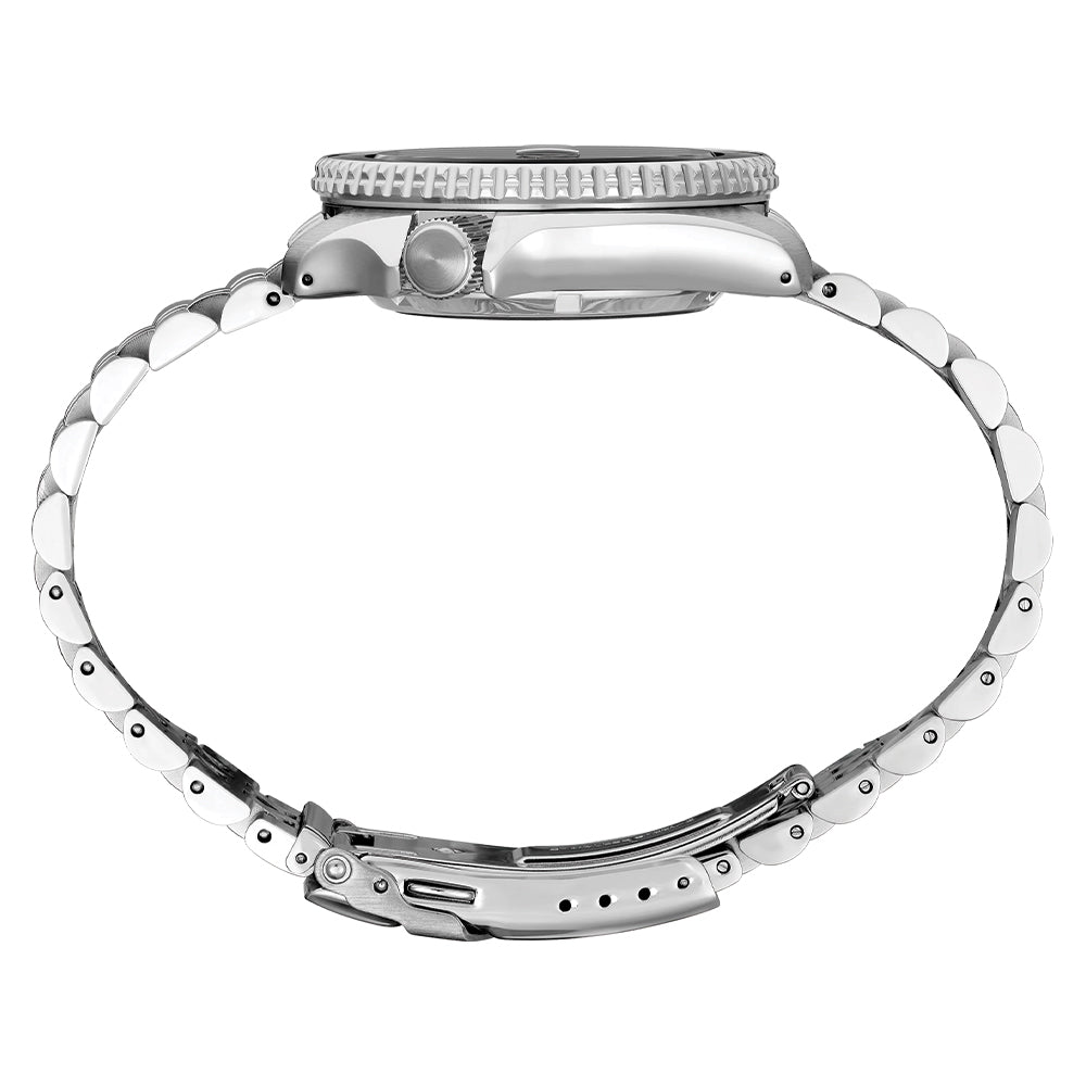SSK003 Seiko 5 Sports GMT Automatic Watch 42.5mm Blue Dial Stainless Steel Bracelet - Perfect for Travel, Diving & Everyday Wear