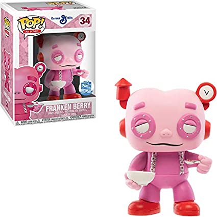 Funko Pop! Vinyl Figure - General Mills Franken Berry with Cereal Bowl | Collectible Ad Icon | Perfect for Pop Culture Fans & Cereal Lovers | Great for Display, Gifts, and Nostalgic Home Decor