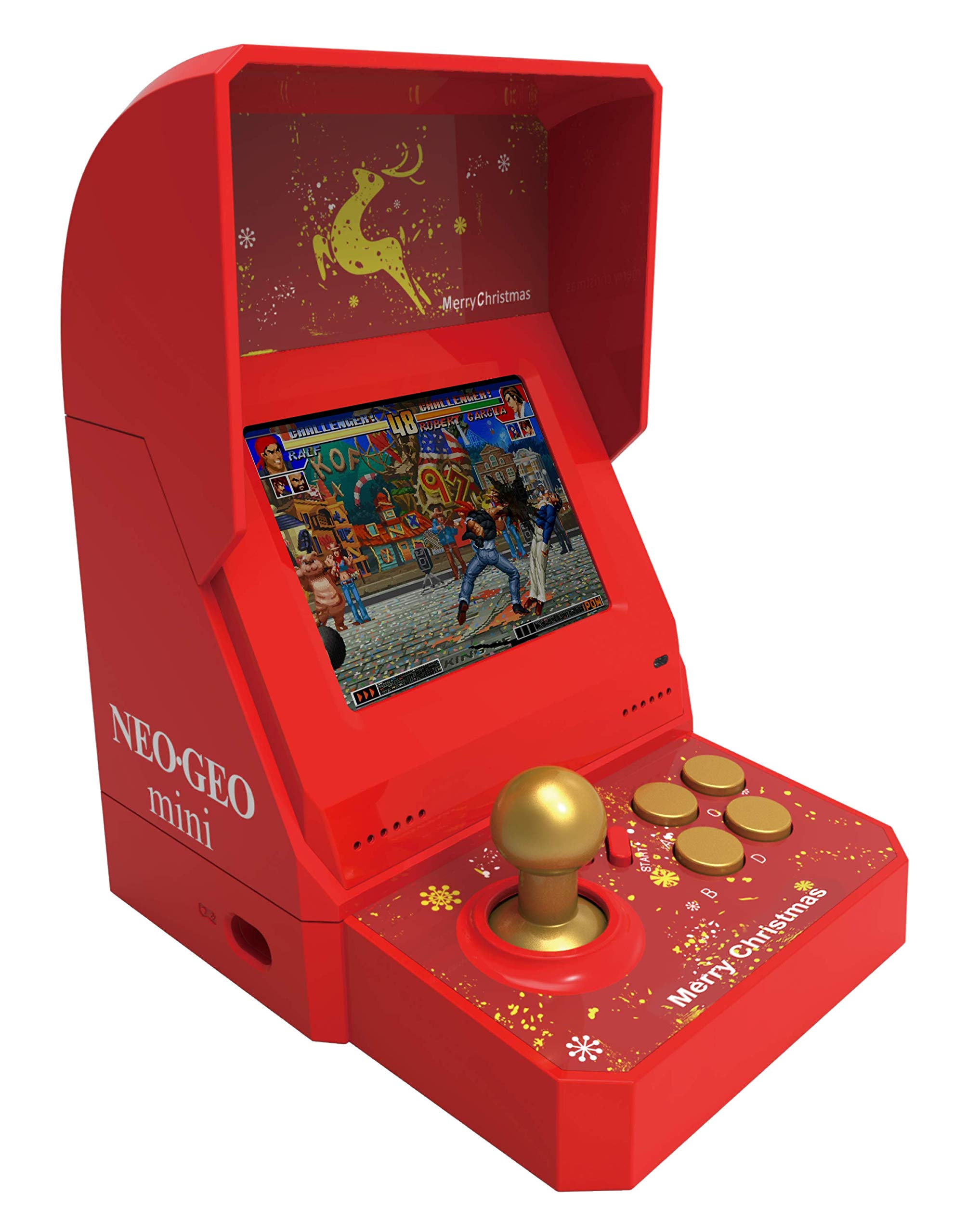 NEO GEO Mini Console - Retro Gaming System with 40 Classic Games | Perfect for Christmas Gifts & Home Entertainment