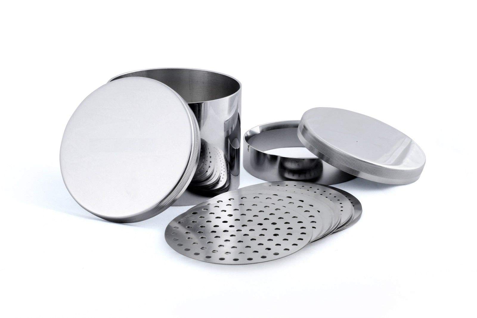 XCLUSIVE Diamond Sieve Set - 47mm with 42 Plates for Precise Gemstone Measurement | Jewelry Making Tool for Sorting & Grading Diamonds & Gemstones | Perfect for Jewelers, Gemologists & Hobbyists