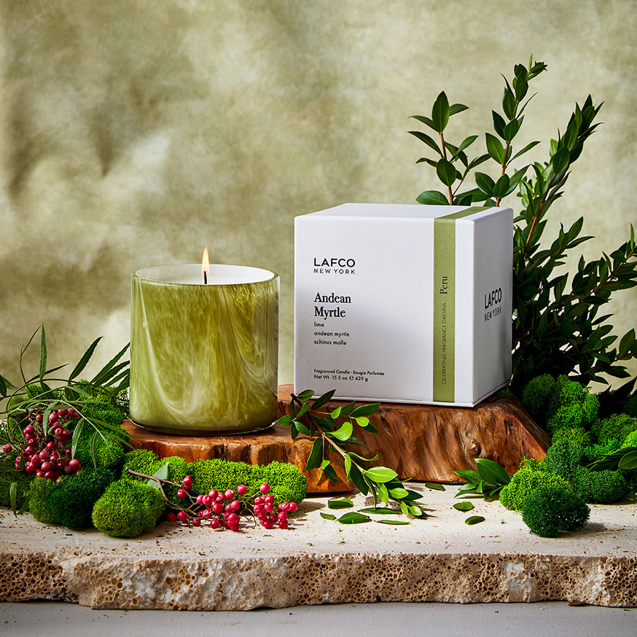 Andean Myrtle Signature Scented Candle - Natural Soy Wax, Hand-Poured, Long-Lasting Fragrance for Home, Spa, and Meditation Relaxation