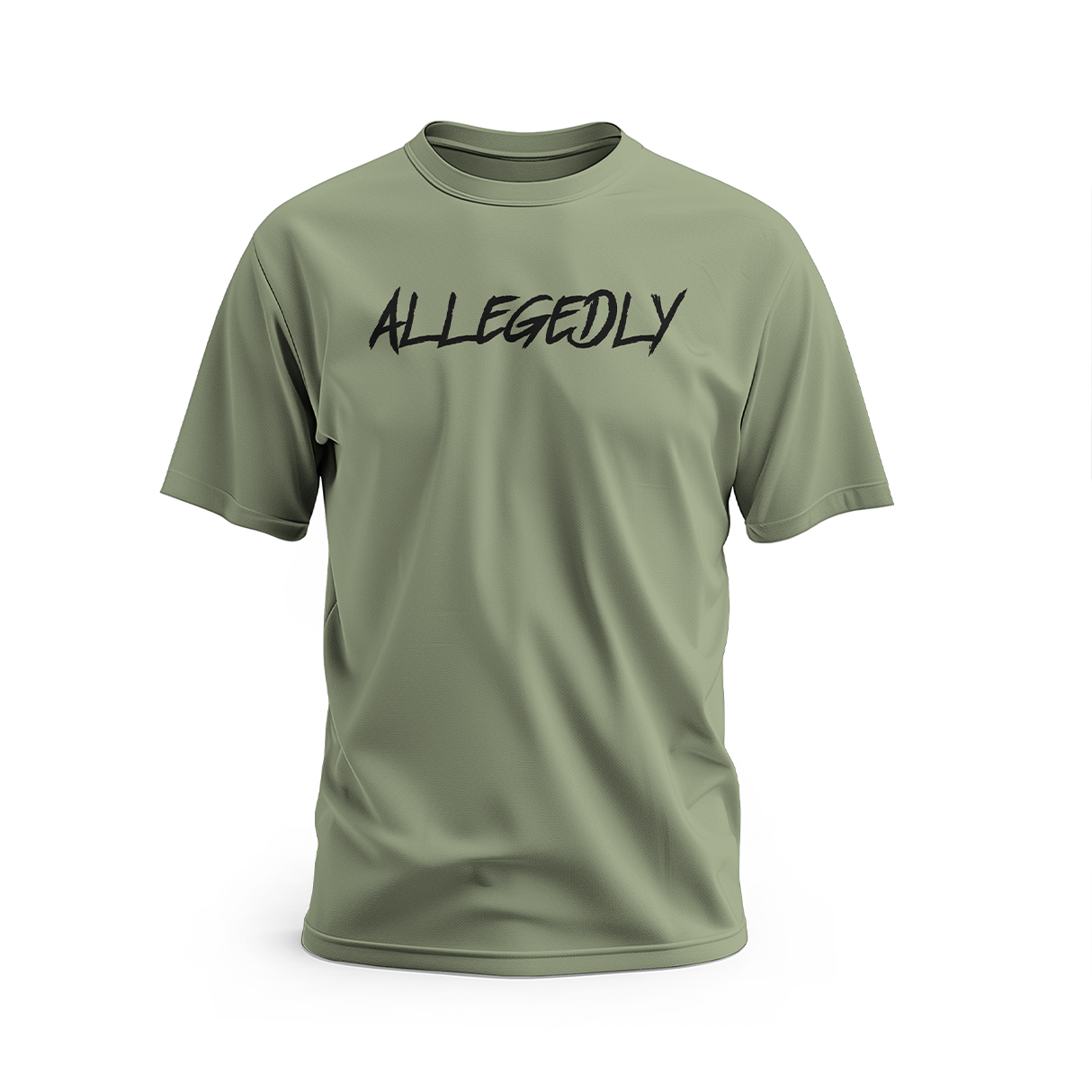 Military Green Short Sleeve T-Shirt for Men - Comfortable Casual Army Style Tee - Perfect for Outdoor Activities, Hiking, and Everyday Wear