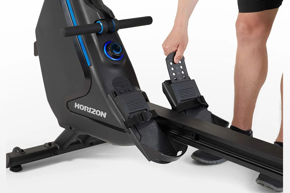 Horizon Oxford 6 Rowing Machine for Home Gym - Premium Indoor Rower with Smooth Magnetic Resistance for Full Body Workout | Perfect for Cardio Training, Weight Loss & Small Space Fitness
