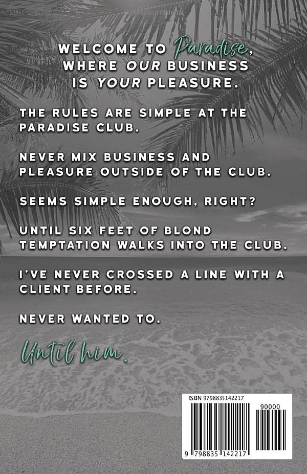 Steamy Billionaire Romance Novel - Paradise Club Series | Perfect for Beach Reads & Vacation Escapes
